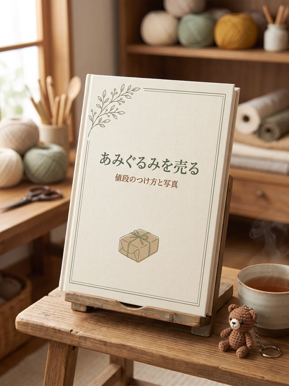 特典4：あみぐるみを売る：売り場に並ぶあみぐるみ